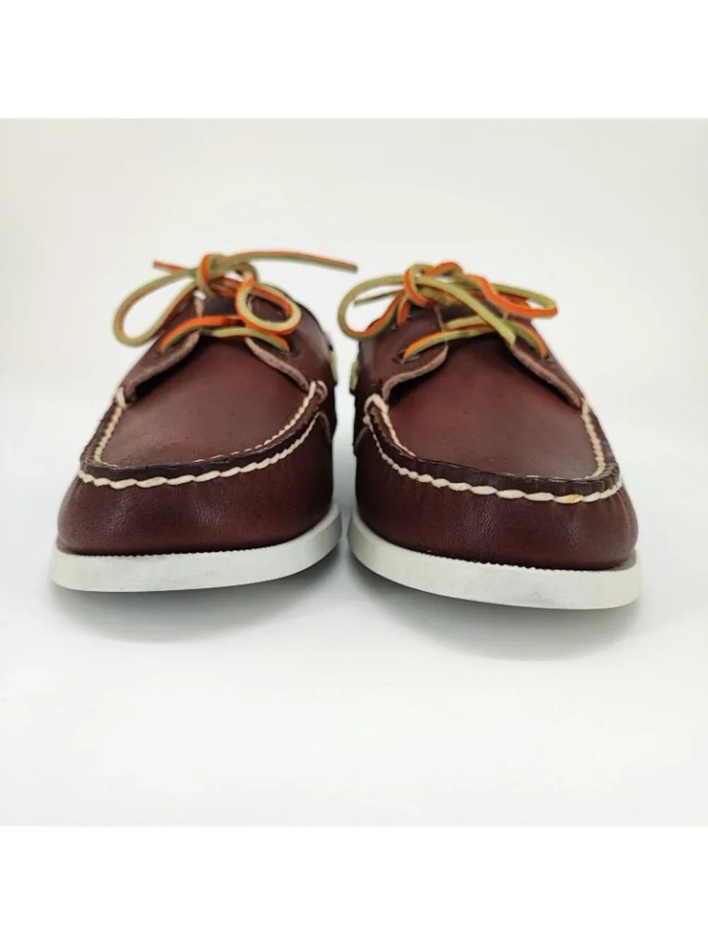 Sperry Authentic Original 2-Eye Men's Size 8.5 Leather Brown Boat Shoe 0197514